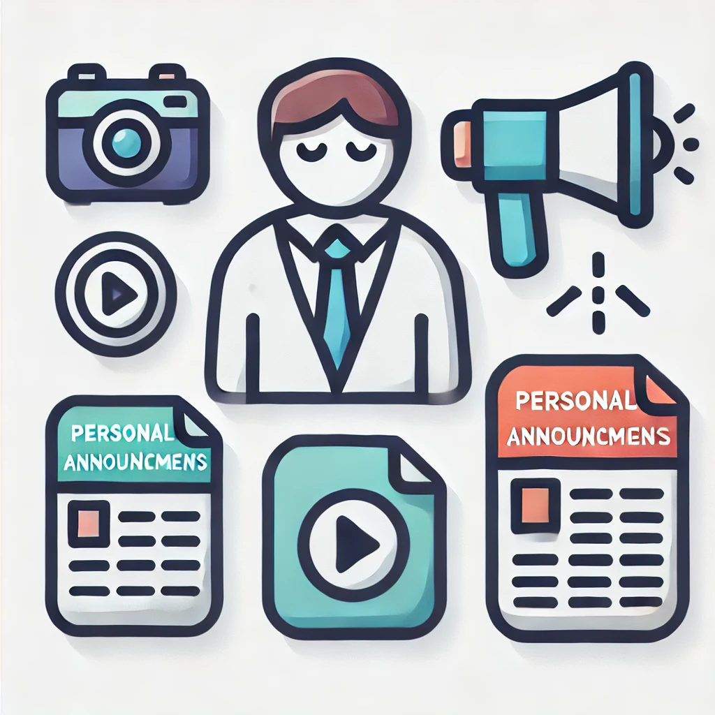 Personal Announcements